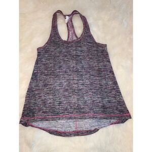 Ideology Tank Top Womens Small Multicolor Burnout Space Dye Scoop Neck Racerback